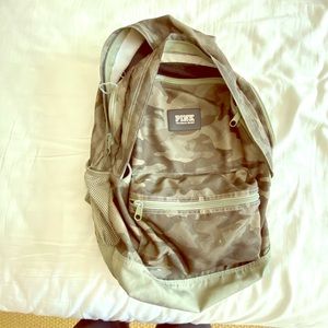 Victoria’s Secret camo green 2019 backpack